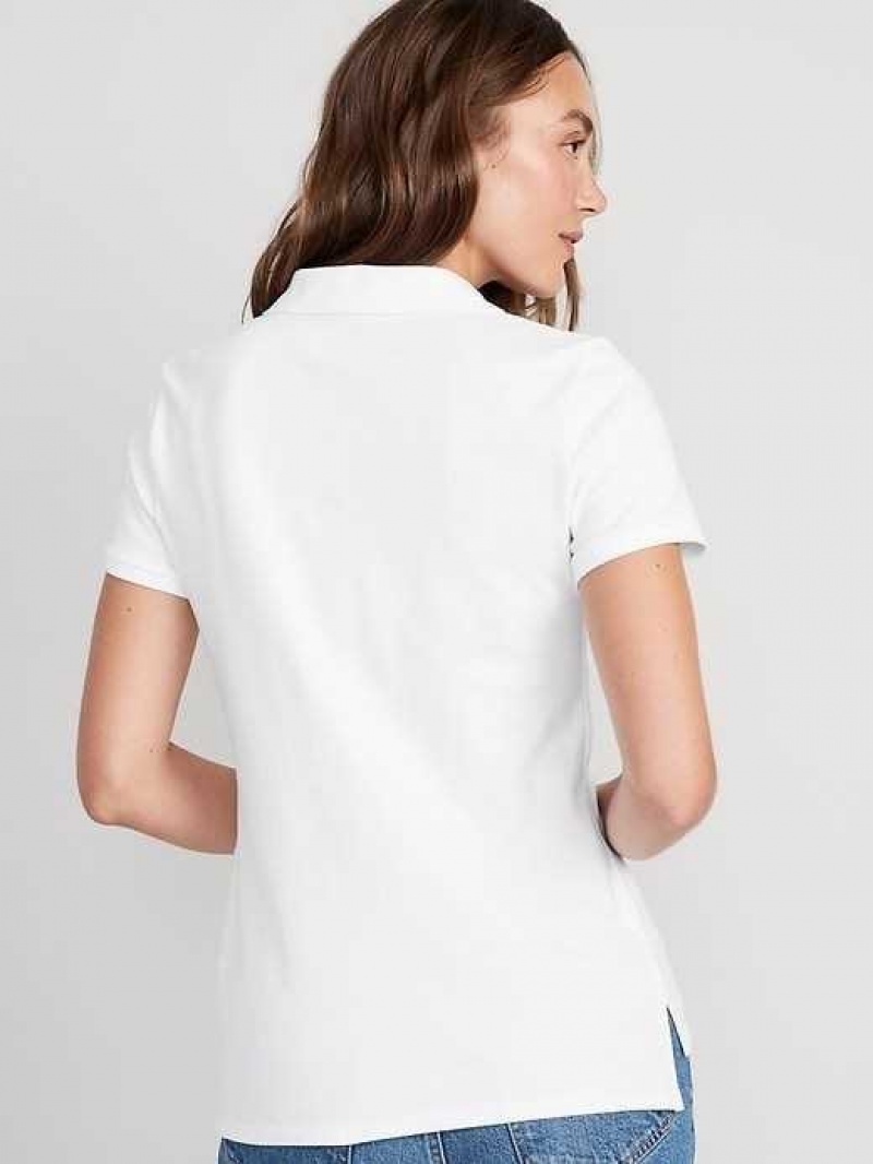 Old Navy Uniform Pique Polo Shirt White | PGQ384617