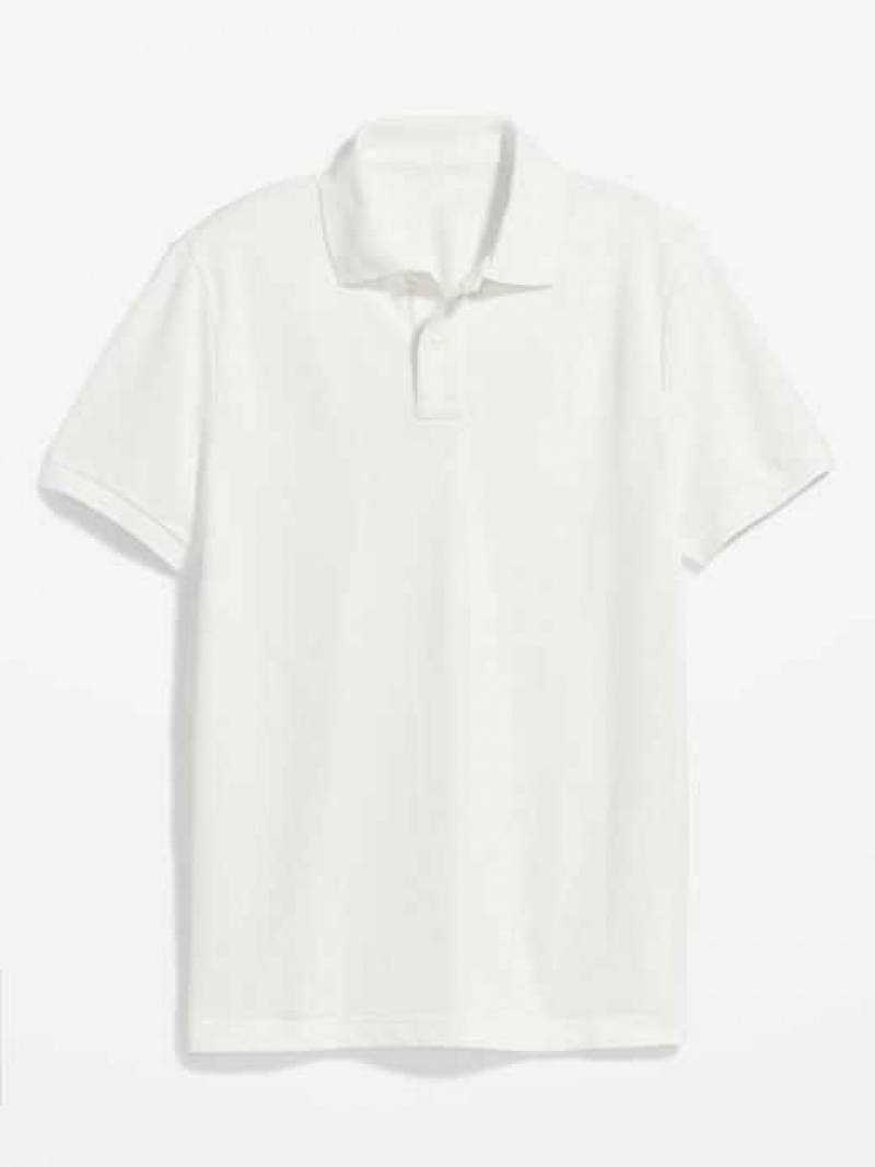 Old Navy Uniform Pique Polo White | BHM952318