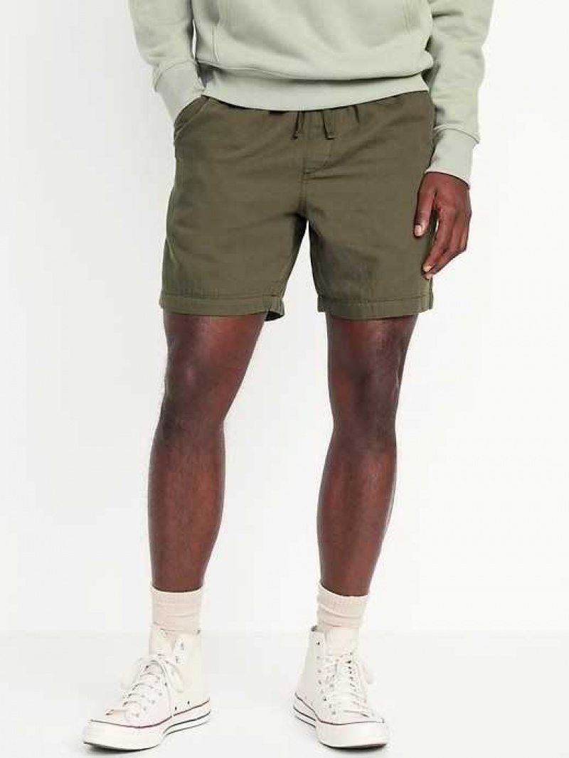 Old Navy Utility Jogger Shorts Green | EIX954316