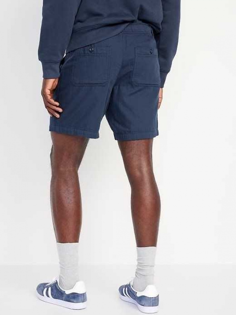 Old Navy Utility Jogger Shorts Navy | LDW095326