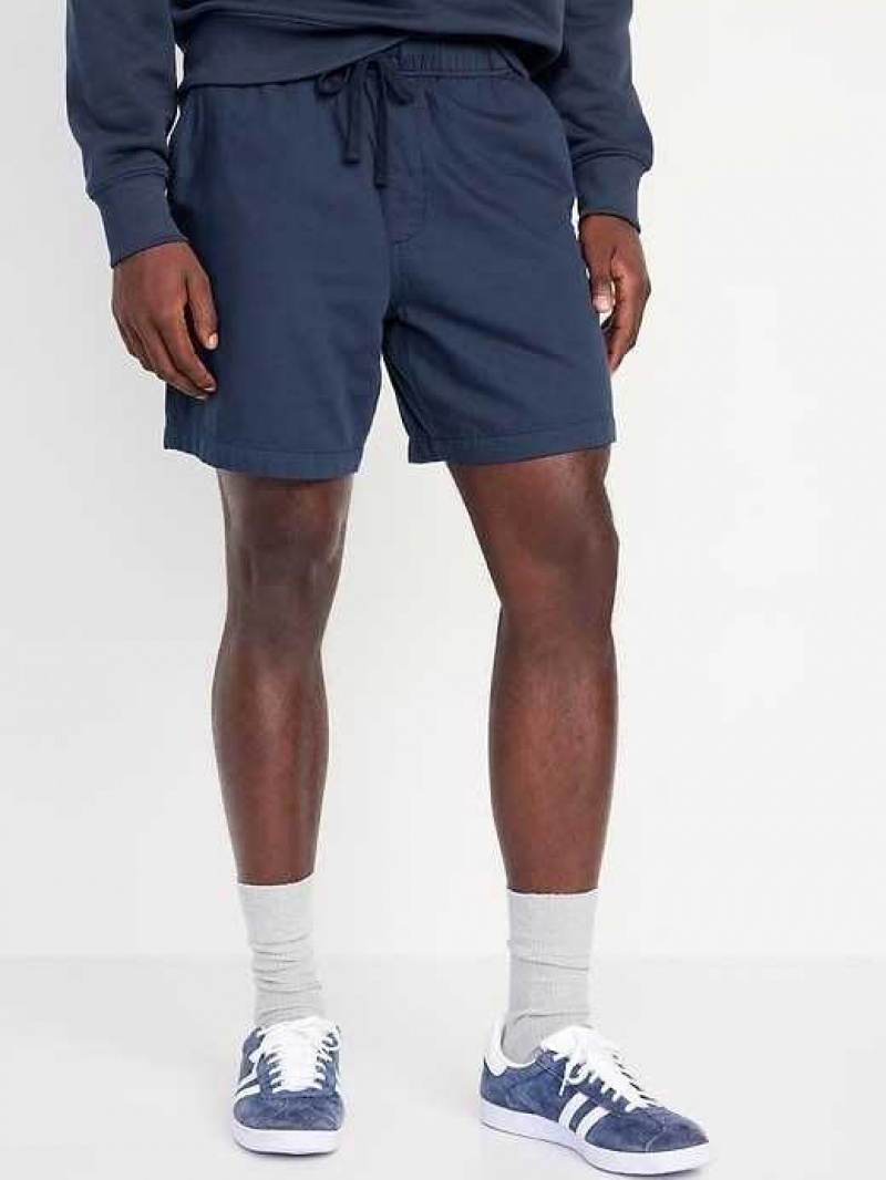 Old Navy Utility Jogger Shorts Navy | LDW095326