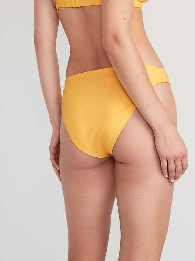 Old Navy V-Front French-Cut Bikini Swim Bottoms Canary | ZWG358614