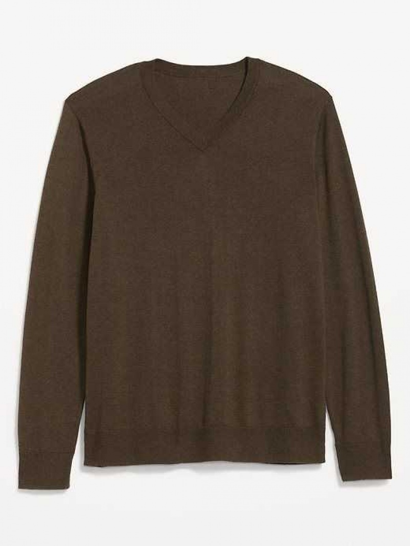 Old Navy V-Neck Sweater Brown | UJO461273