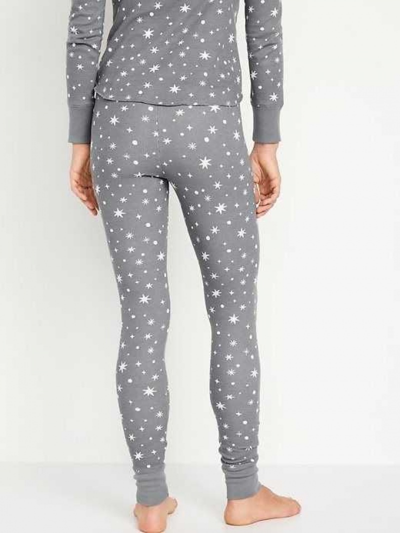 Old Navy Waffle-Knit Pajama Leggings Grey | QNF076423