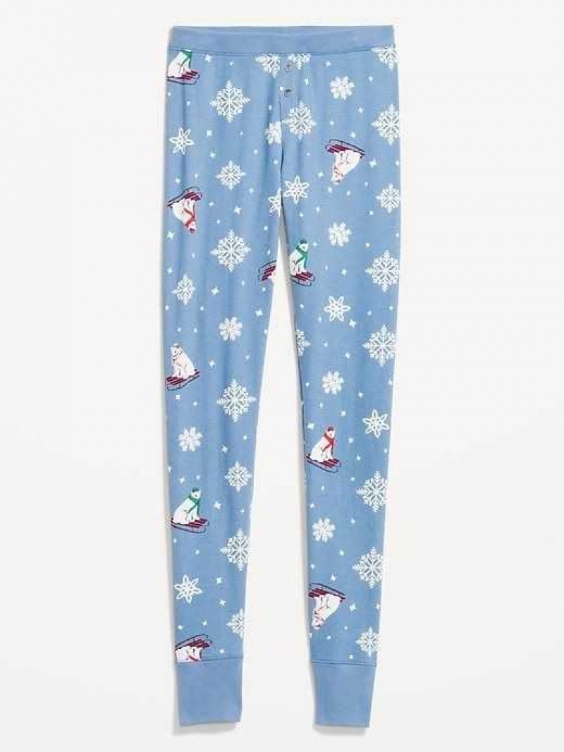 Old Navy Waffle-Knit Pajama Leggings Multicolor | EBX419875