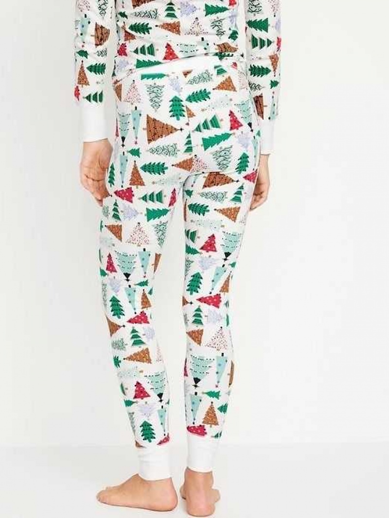 Old Navy Waffle-Knit Pajama Leggings O Christmas Tree | KRN231654