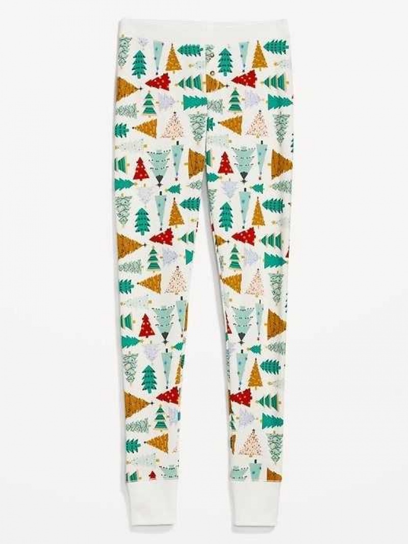 Old Navy Waffle-Knit Pajama Leggings O Christmas Tree | KRN231654