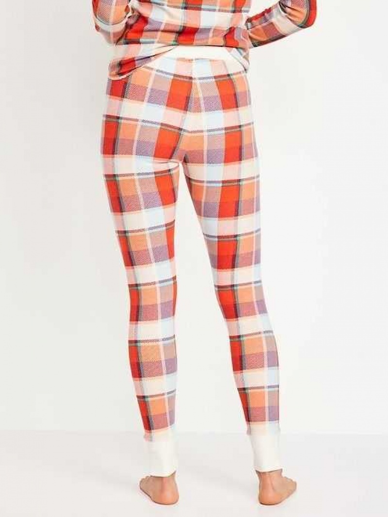 Old Navy Waffle-Knit Pajama Leggings Red | JTN589713