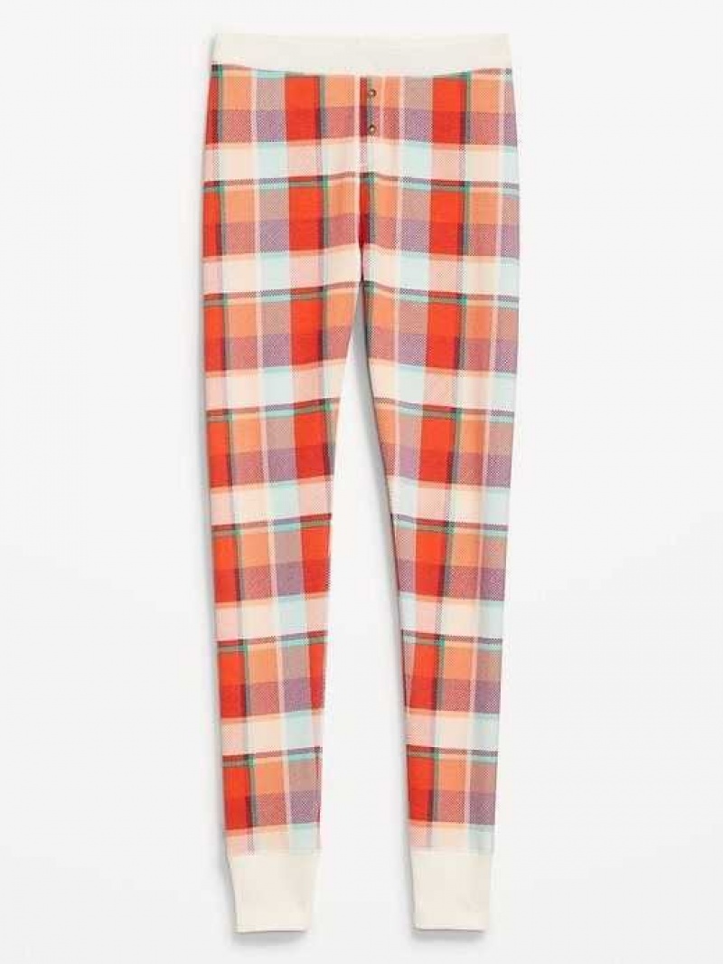 Old Navy Waffle-Knit Pajama Leggings Red | JTN589713