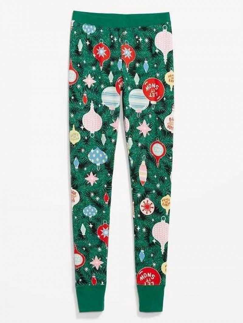 Old Navy Waffle-Knit Pajama Leggings Tinsel Town | AFK238941