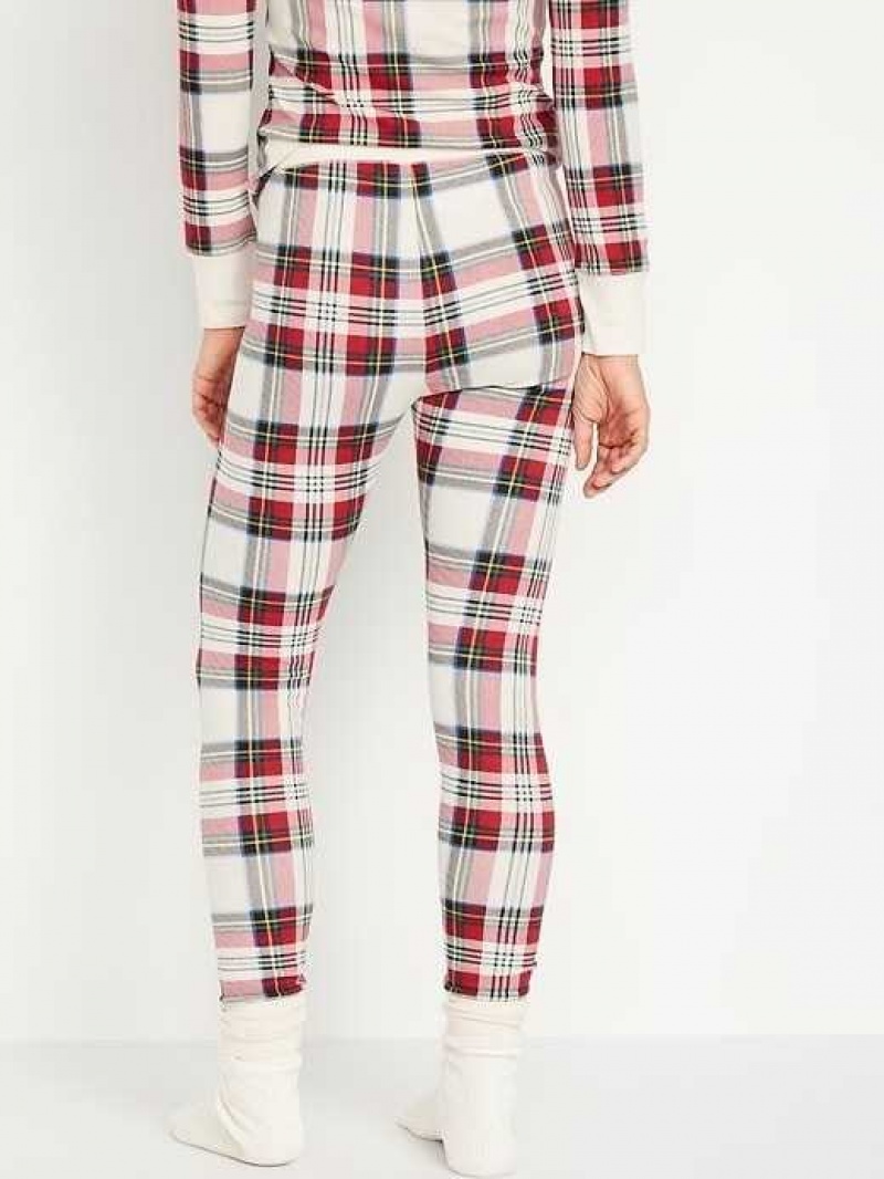 Old Navy Waffle-Knit Pajama Leggings White | DWE507346