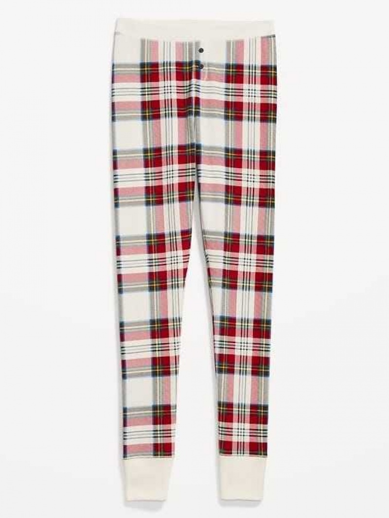 Old Navy Waffle-Knit Pajama Leggings White | DWE507346