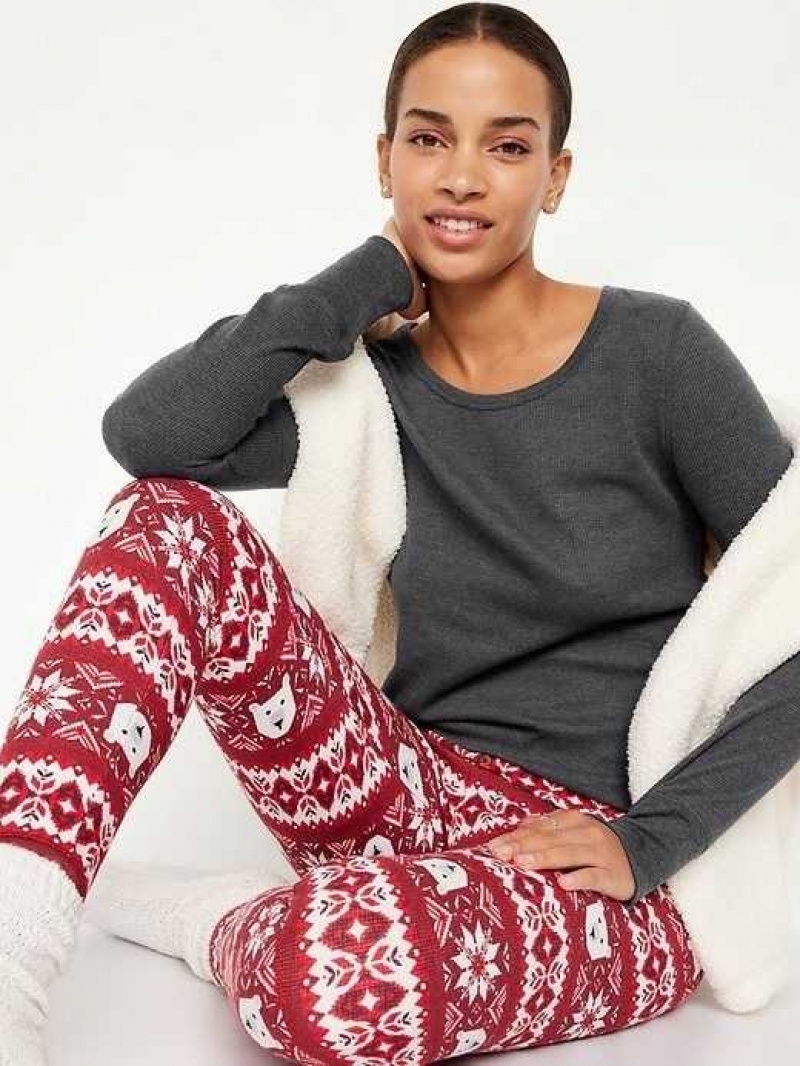 Old Navy Waffle-Knit Pajama Top Dark Grey | XNV947123