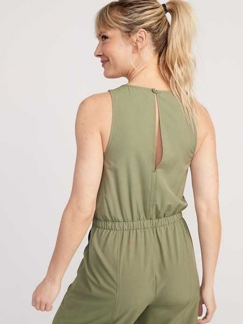 Old Navy Waist-Defined StretchTech Jumpsuit Bare Ground | DHS182439