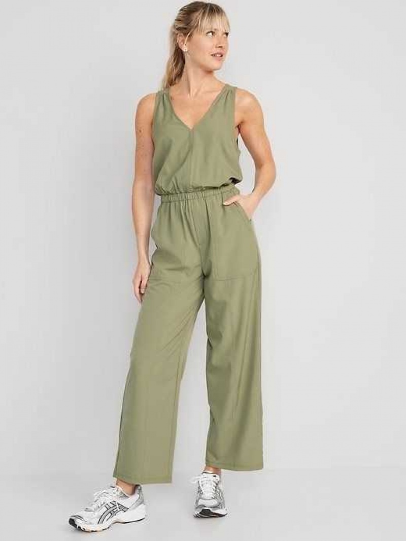 Old Navy Waist-Defined StretchTech Jumpsuit Bare Ground | DHS182439