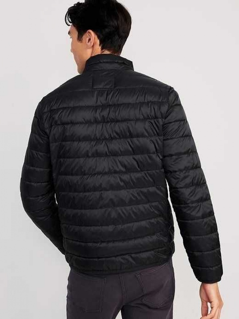 Old Navy Water-Resistant Narrow-Channel Puffer Jacket Black | SCR450692