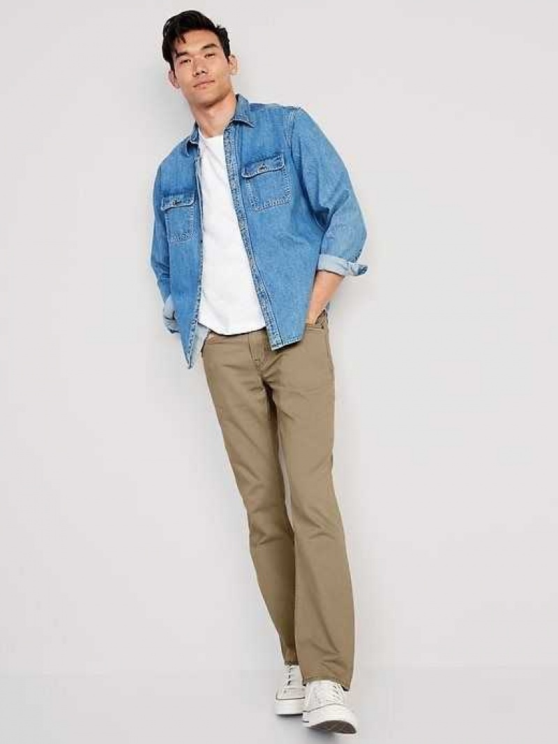 Old Navy Wow Boot-Cut Five-Pocket Pants Khaki | FWM415860