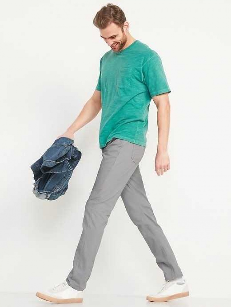 Old Navy Wow Slim Non-Stretch Five-Pocket Pants Grey | QRM142375