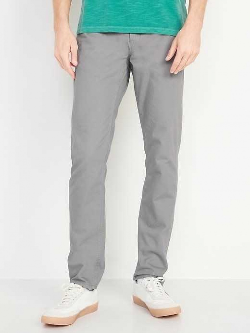 Old Navy Wow Slim Non-Stretch Five-Pocket Pants Grey | QRM142375