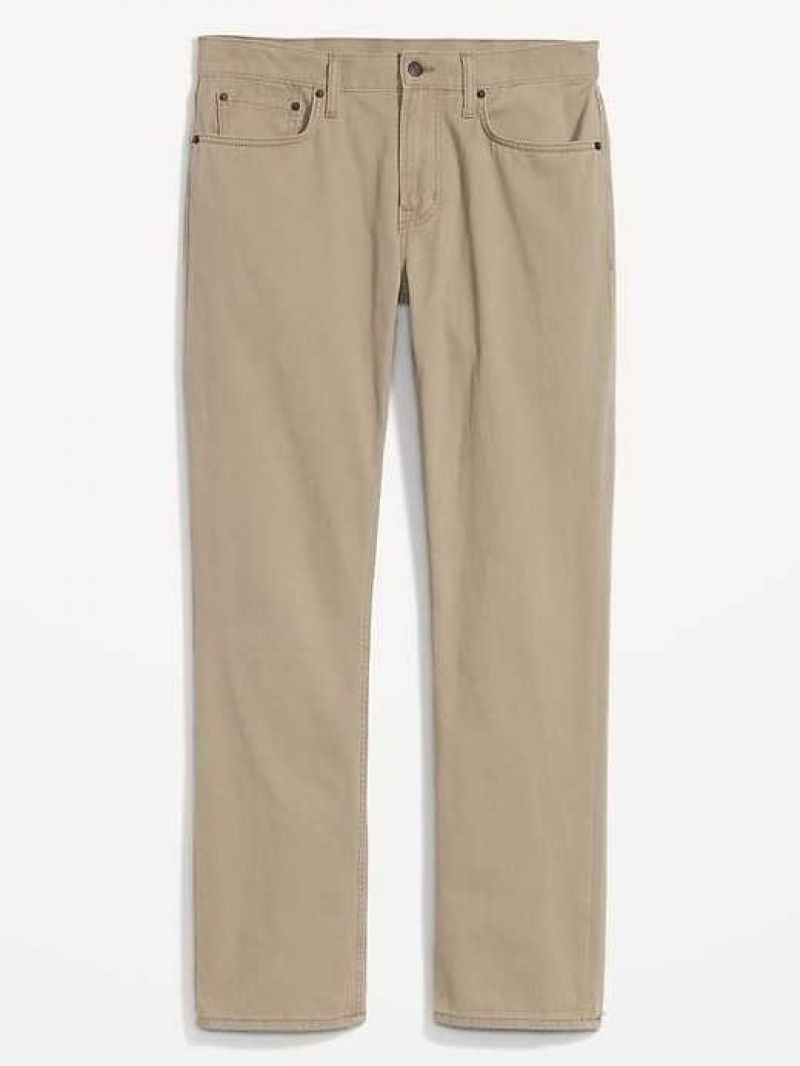 Old Navy Wow Straight Five-Pocket Pants Khaki | VOL437019