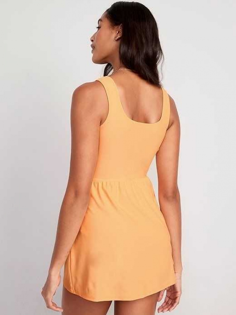 Old Navy Wrap-Front Swimsuit Dress Sunfish | MNZ318572